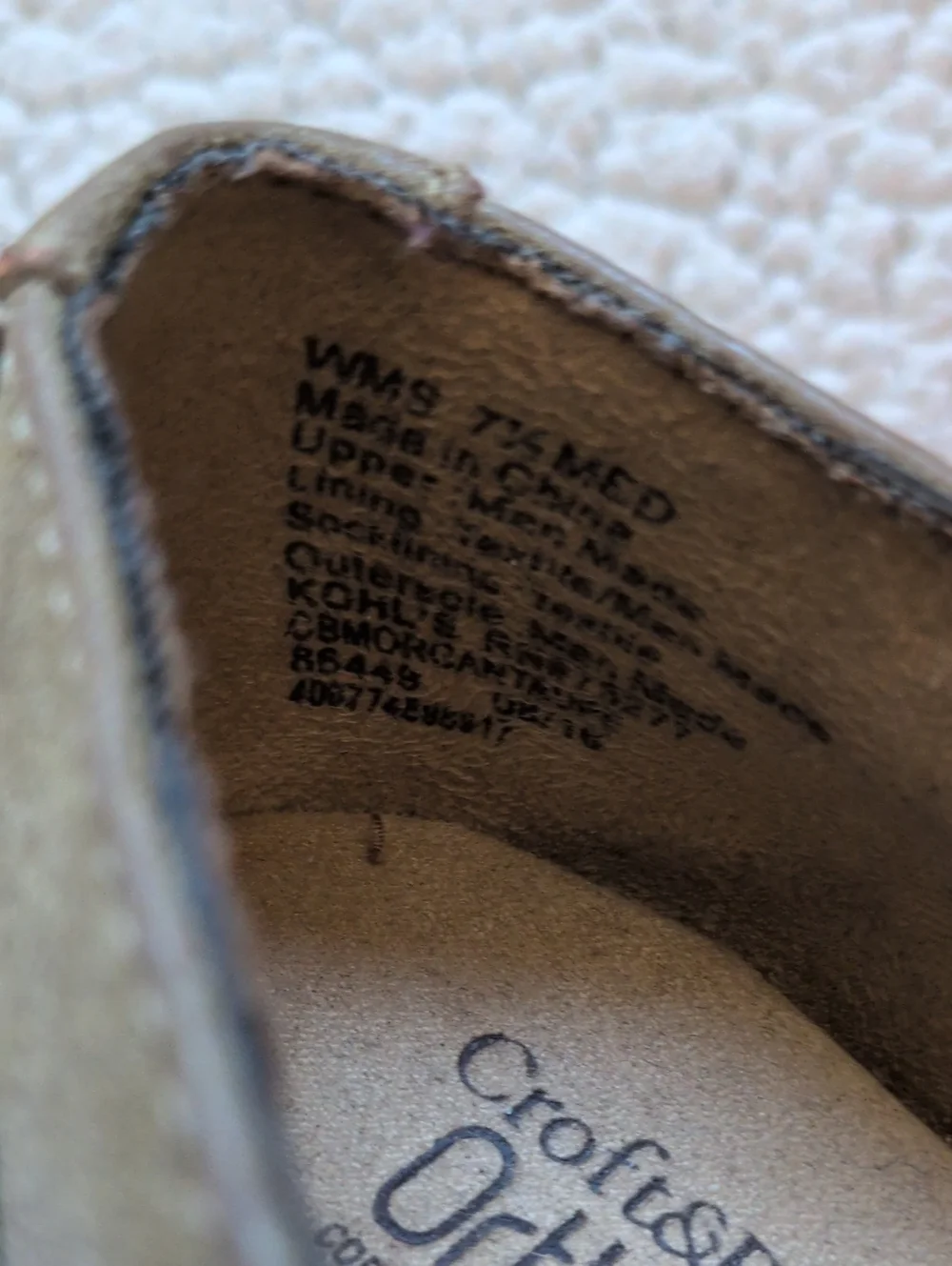 Croft & Barrow Ortholite Minimalist Genuine Leather Comfort Ankle Boots Preppy